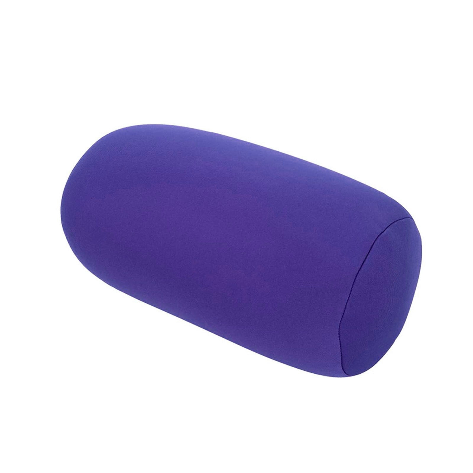 Ratfeit Cylindrical Pillow Comfortable Roll Pillow Microbead Jelly Bean Bed Pillow Tube Pillow Cushion for Head, Neck, Back Support