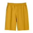 thumbnail image 4 of Kogui Short Cargo Garçon Shorts Cargo Légers Garçon Short à Cordon pour Enfant Short de Randonnée pour Enfants Taille 7-9 (Jaune, 7-9 Ans), 4 of 4