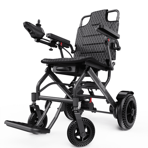 Electric Wheelchair for Adults 15-Mile Range, All-Terrain Motorized Chair with Ergonomic Seat, 12Ah Lithium Battery, 500W Motor (A10-12AH)