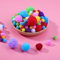 thumbnail image 3 of Decodeary 300pack/lot Multicolor Pom Poms Choice For DIY Crafts Projects Cozy And Soft red black 10mm 1Set, 3 of 6