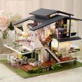 thumbnail image 4 of Miniature Dollhouse, 360-Degree Mini Dollhouse Three-Story Romantic French Style  For Home Display Collection For Gift Giving For Kids Adults, 4 of 8