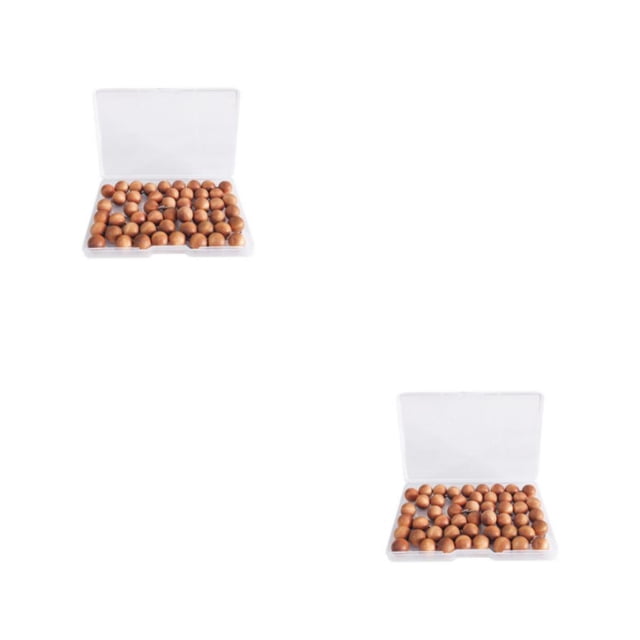 VONKY 30pcs Map Thumbtacks Push Pin Thumbs Tacks Pin Pushpin Painting Tool Round Nail 2Set