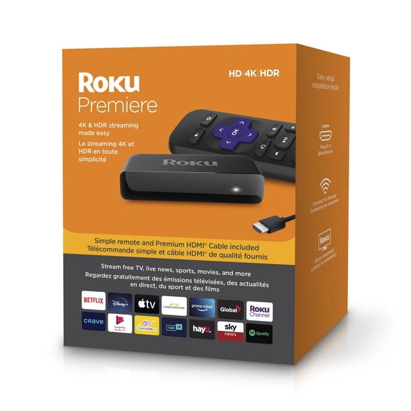 Roku Premiere | HD/4K/HDR Streaming Media Player 3920CA