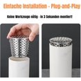 thumbnail image 5 of Stainless Steel Mesh,PVC Pipe Sewer Straight Insert 304 Stainless Steel Roof Floor Side Conical Proof Filter Screen Cover, 5 of 5
