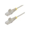 thumbnail image 1 of StarTech.com 6ft Slim LSZH CAT6 Ethernet Cable, 10 Gigabit Snagless RJ45 100W PoE Patch Cord, CAT 6 10GbE UTP Network Cable w/Strain Relief, Gray, Fluke Tested/ETL/Low Smoke Zero Halogen - Category 6 - 28AWG (N6PAT6GRS) - Patch cable - RJ-45 (M) to RJ-45 (M) - 6 ft - UTP - CAT 6 - snagless, stranded - gray, 1 of 4