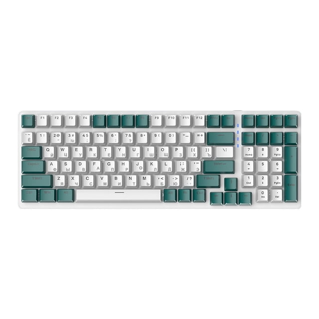 lionlar Clavier de Jeu Mécanique Russe 100 Touches, Ergonomie, RVB, Rétroéclairé, Filaire USB D