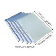 thumbnail image 3 of WHEANG 5Pack A4 Clear Front Report Covers Plastic Presentation Folders Resume Portfolio Folder Paper Swivel Sliding Bar File Folder for Presentation Document and School Use One Size Multi-Color, 3 of 4
