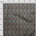 thumbnail image 2 of oneOone Tissu Polyester Spandex Bleu Marine à Fleurs Tissu pour Robe Tissu Imprimé Tissu au Mètre 56 Pouces de Large, 2 of 4