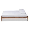 thumbnail image 3 of Baxton Studio Tallis Walnut Brown Finished Wood Queen Size Bed Frame, 3 of 10