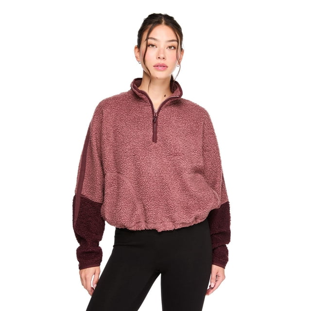 Athletic Works Women's Quarter Zip Pullover