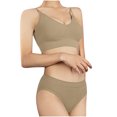thumbnail image 1 of Birdeem Soutien-Gorge Femme Sans Couture Grande Taille Dos Nu Aguichant Dos Rassemblé Ensemble Deux Pièces, 1 of 1