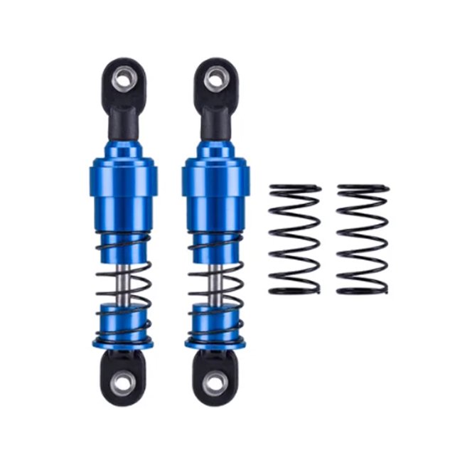 Xingzhi 2pack/lot Aluminium Big Bore Shocks Oil Damper For 1/10 RC Crawler LCG Cheater Rigs SCX10 TRX4 Front Rear Shock Blue 4