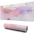 thumbnail image 1 of Chic Pink Gold Marble Mouse Pad - Large 31.5x11.8in Desk Mat & Pink Desk Accessories, 1 of 7