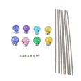 thumbnail image 2 of Garden Beaded Stakes, Sturdy And Durable 8PCS Fairy Garden Stakes  For Lawns, 2 of 8