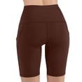 thumbnail image 4 of Plebaso Shorts de Cycliste pour Femmes, Lot de 2, Taille Haute, Extensibles, Shorts de Yoga, Shorts d'Entraînement, Shorts de Compression, Shorts de Course, 4 of 6