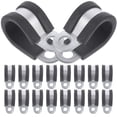 thumbnail image 4 of Miangastore 20pcs Cable Clamp Brake Line Clamp Tube Clamp Pipe Clamp Tool Stainless Steel Clamp Supply, 4 of 8
