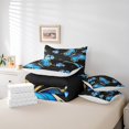 thumbnail image 5 of YST Ensemble de Douillette 7 Pcs pour Lit Simple avec Draps Butterfly, Ensemble de Literie Floral, Format Simple, 7 Unités, 5 of 5