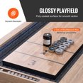 thumbnail image 4 of VEVOR 9 ft Shuffleboard Table 2 in 1 Shuffleboard and Bowling Combo Game Set, 4 of 9