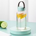 thumbnail image 1 of Plastic Cup Transparent High Aesthetics Sports Water Cup Outdoor Portable Handheld Cup, 1 of 6