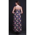 thumbnail image 5 of Bimba Robe Longue d'Été Sans Manches à Imprimé Teinture sur Nœuds Florale pour Femme, Décontractée, Maxi, de Plage - Xxx-Grand, 5 of 5