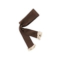 thumbnail image 1 of Toddler Baby Girls Leggings Lace Trim Tights Ruffle Ribbed Knit Stocking Infant Fall Winter Warm Bottom Pants 0-8 Years Brown, 1 of 3