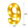 thumbnail image 2 of TopLLC Light Up Letters , LED Letters Lights Sign Alphabet And Number Big Lights Letter For Party Birthday Bar Battery Powered Christmas Decor Letter Lights, 2 of 2