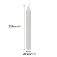 thumbnail image 3 of Mainstays 8" Unscented White Column Candles, 3 of 5