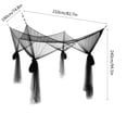thumbnail image 4 of Fyydes Mosquito Net, Bed Mosquito Net,4 Corner Post Bed Canopy Mosquito Net Full Queen King Size Bedding, 4 of 8