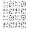 thumbnail image 2 of 16Pcs Nail Art Autocollants 3D Autocollant Adorable Animal Modèle Autocollant, 2 of 8