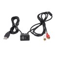 thumbnail image 1 of Amdohai 1M Car RCA Cable Adapter Switch 3.5mm Audio Jack AUX USB Cable Extention Mount Panel RCA Cable Replacement For Toyota Volkswagen, 1 of 6