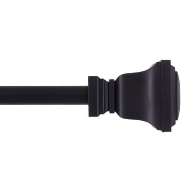 Mainstays 48-84 in. Twain Adjustable Petite Cafe Window Curtain Rod, 1/2 in. Diameter