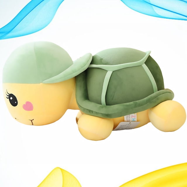 OULII Cute Green Plush Turtle Doll Toy for Kids Perfect for Party Decor and Home Decorations 12 Inch