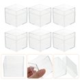 thumbnail image 4 of CHUANK 12 Pcs Boîtes Carrées Transparentes avec Couvercles 5x5x5cm, 4 of 10