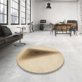 thumbnail image 4 of Ahgly Company Machine Washable Indoor Square Transitional Khaki Gold Area Rugs, 7' Square, 4 of 7