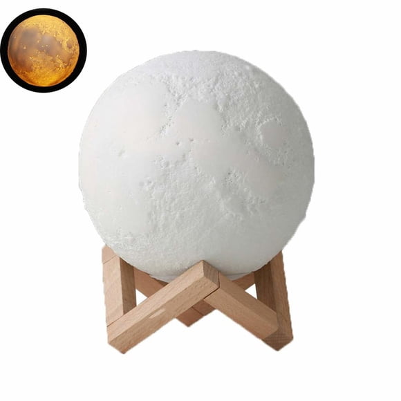 Led Moon Lamp 3D Floor Lamps Night Light Bedside Lamp Dimmable Touch Lamp for Living Room