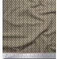 thumbnail image 1 of Soimoi Polyester Crepe Fabric Ogee Small Fabric Prints by Yard 52 Inch Wide, 1 of 3