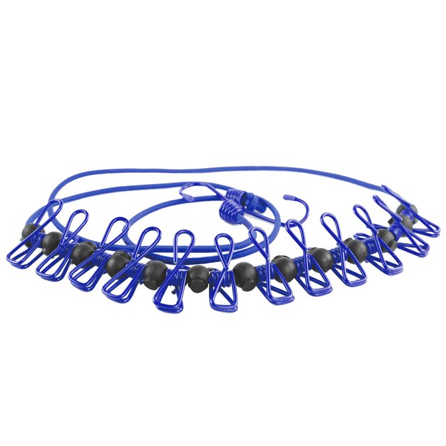 EGNMCR Positioning Buckle Clothesline,Portable Windproof Travel Clothesline With clip windbreaker rope