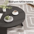 thumbnail image 4 of EDTara Table Basse Circulaire pour Salon, 33,5 Pouces Design Moderne avec Support Robuste à Trois Pieds, Facile à Assembler, 4 of 7