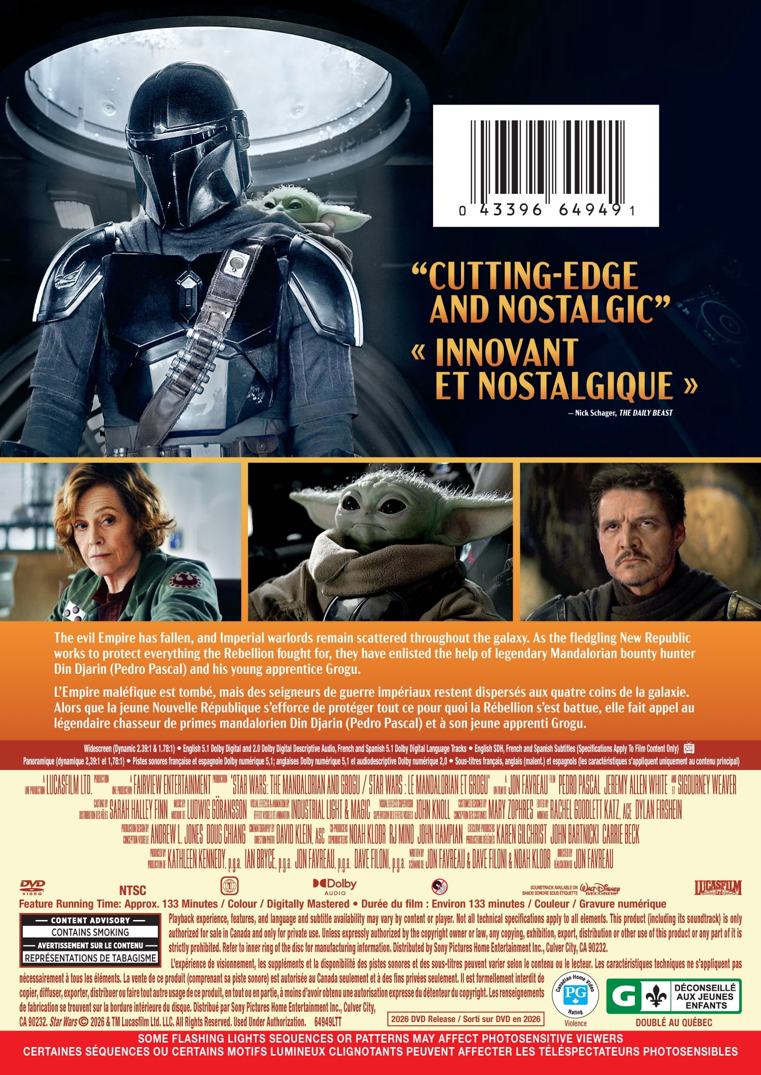 The Mandalorian And Grogu (2026) (DVD), Action Adventure, Disney FR