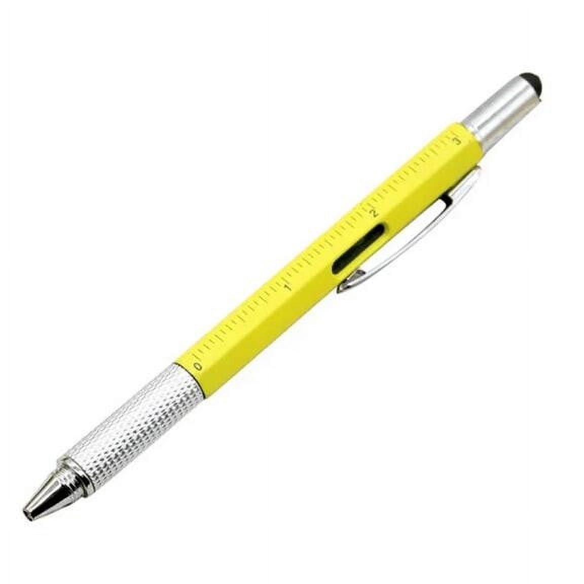 Airpow Fine Point Pen 6 In 1 Multi-Functional Stylus Pen With Clip Smooth Writing For Men, Father, Husband Gifts Ink Pens Smooth Writing, Retractable, Waterproof, Fading