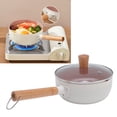 thumbnail image 4 of Casserole Antiadhésive, Petite Casserole en Alliage d'Aluminium Résistante aux Hautes Températures, Casserole Antiadhésive pour Aliments pour Bébé, Pâtes, Lait, 4 of 7