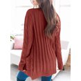 thumbnail image 2 of CPOKRTWSO Cardigan Tricoté Surdimensionné à Manches Longues Ouvert pour Femmes, 2 of 4