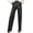 Black, variant on LLYwey Deals Clearance Womens Comfy Pants Ladies New Solid Color Versatile High Waisted Straight Leg Leather Pants with Casual Pockets Retro Leg Pants New Full Length Pants Regular Fitted Brown L