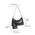 thumbnail image 3 of Boovnll Home Storage, One Shoulder Crossbody Bag Leather Large Capacity Multi Compartment Women Bag, Storage, Storage and Organization, Organization and Storage, 3 of 3