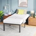 thumbnail image 4 of Bed Frame Metal Platform Bed Frame 18 Inch High Mattress Foundation No Box Spring Needed Heavy Duty Steel Slat Noise-Free Easy Assembly Under-Bed Storage,Twin, 4 of 7