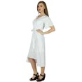 thumbnail image 2 of Bimba Womens Asymmetrical Shift Dress Mid-Calf Summer Rayon Day Dresses, 2 of 8