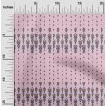 thumbnail image 1 of oneOone Polyester Lycra Fabric Stripe & Paisley Ikat Printed Craft Fabric BTY 56 Inch Wide, 1 of 4