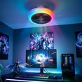thumbnail image 3 of Music Ceiling Fan Light with RGB Starry Sky 6 Speed Remote Control for Kids Room and Bedroom, 3 of 8