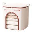 thumbnail image 2 of Storage Bag With Large Capacity Zipper Closure Ningbo Proof Cotton And Linen Handle Bedroom Quilt Clothing Storage And Packaging, 2 of 3