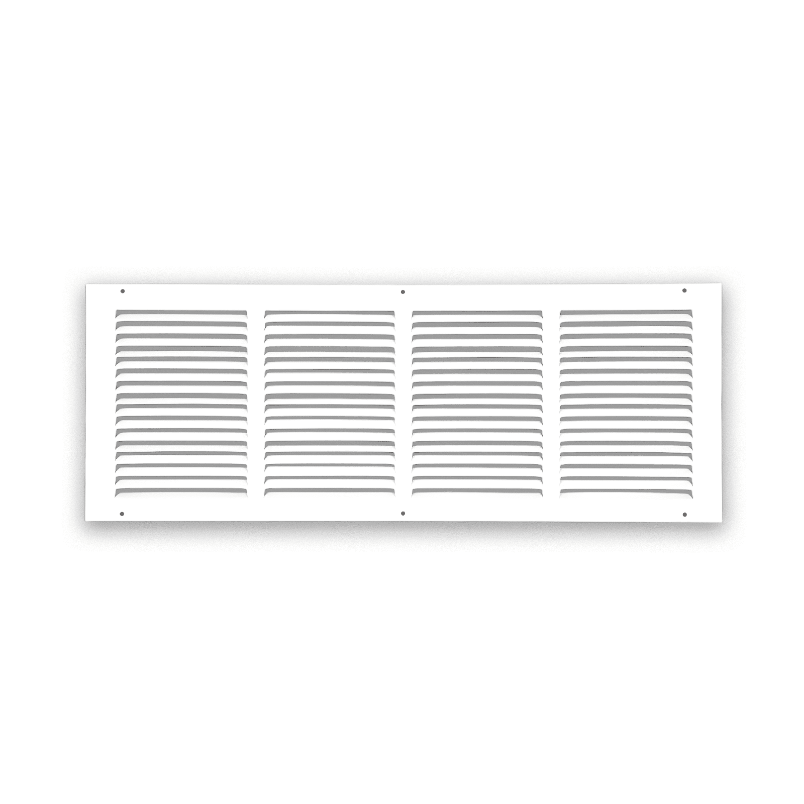 Air Return Grille 1 RA 24â€³x8â€³ for Sidewall and Ceiling â€“ Steel Return Air Vent Duct Cover with Screws, Powder-Coated White Finish, Fits Standard Duct Openings, Outer Size 25-3/4â€³x9-3/4â€³